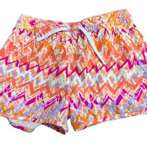 Columbia sportswear women shorts size small orange,purple,blue,white and yellow